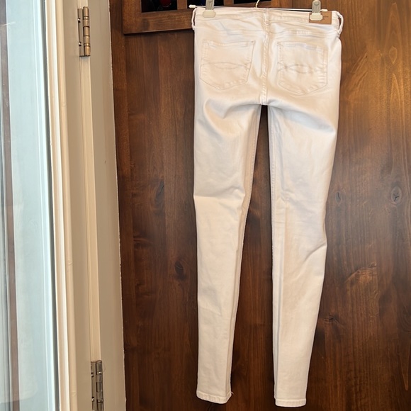 Abercrombie & Fitch white super skinny jeans - Picture 2 of 4